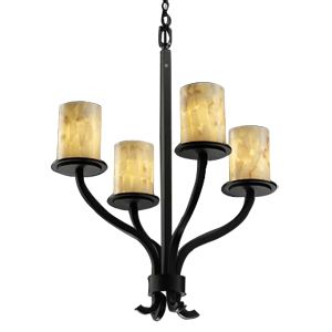 Alabaster Rocks! Sonoma Chandelier by Justice Design Group - Starlight Lighting USA and Canada